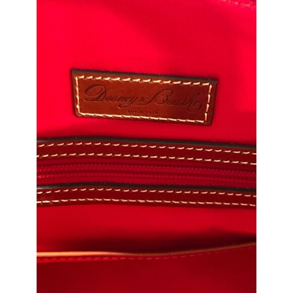 Dooney & Bourke Trina Brown Satchel Crossbody Bag Pebble Leather NEW - Picture 9 of 12